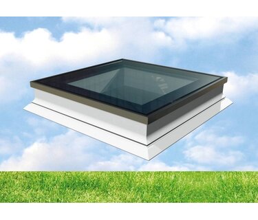 Platdakramen, vlakke lichtkoepel of glaskoepel