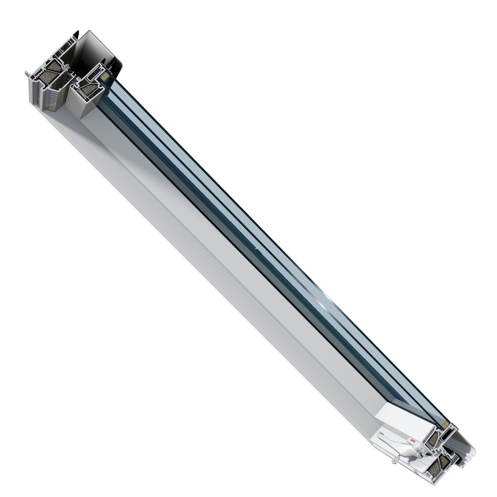 Intura Kunststof dakraam VGOV E2 66x140 cm - onderhoudsarm met HR++ glas Intura Kunststof dakraam VGOV E2 66x140 cm - onderhoudsarm met HR++ glas