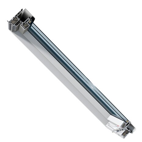 Intura Kunststof dakraam VGOV E2 66x140 cm - onderhoudsarm met HR++ glas Intura Kunststof dakraam VGOV E2 66x140 cm - onderhoudsarm met HR++ glas
