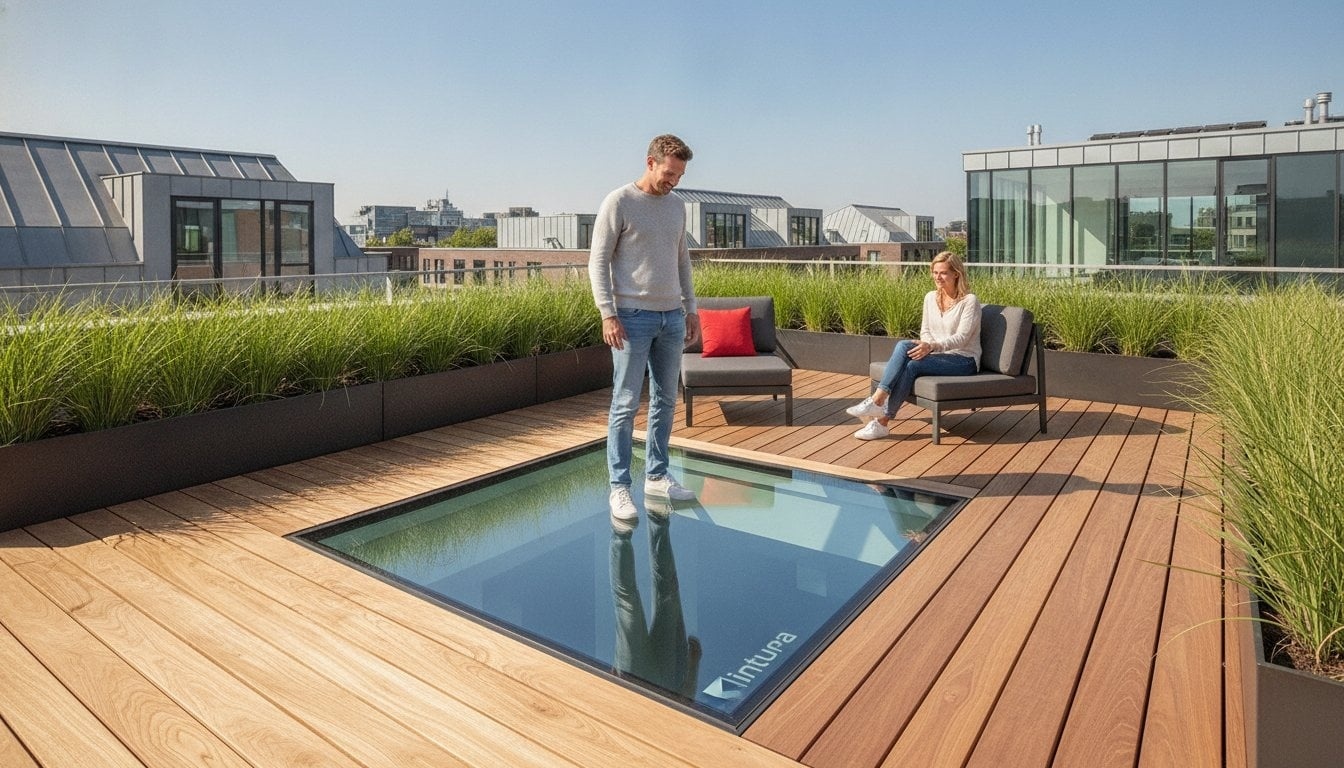 Beloopbaar glas op uw dakterras