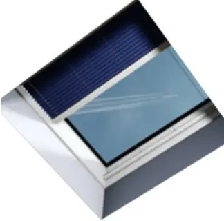 Raamdecoratie Intura platdakramen