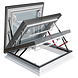 Intura Platdakraam Intura PGM A1  - daktoetreding 80x80cm - manueel te openen