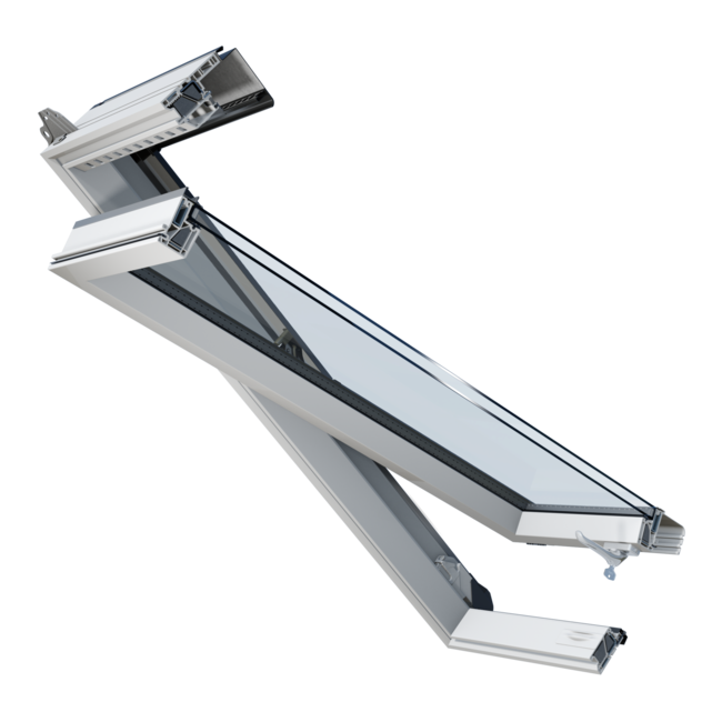 Intura Kunststof dakraam VGOV E2 - onderhoudsarm met HR++ glas