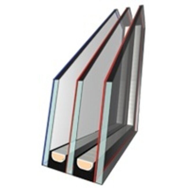 Intura Uitzetdakraam kunststof IGKV N22 78x118 cm triple glas