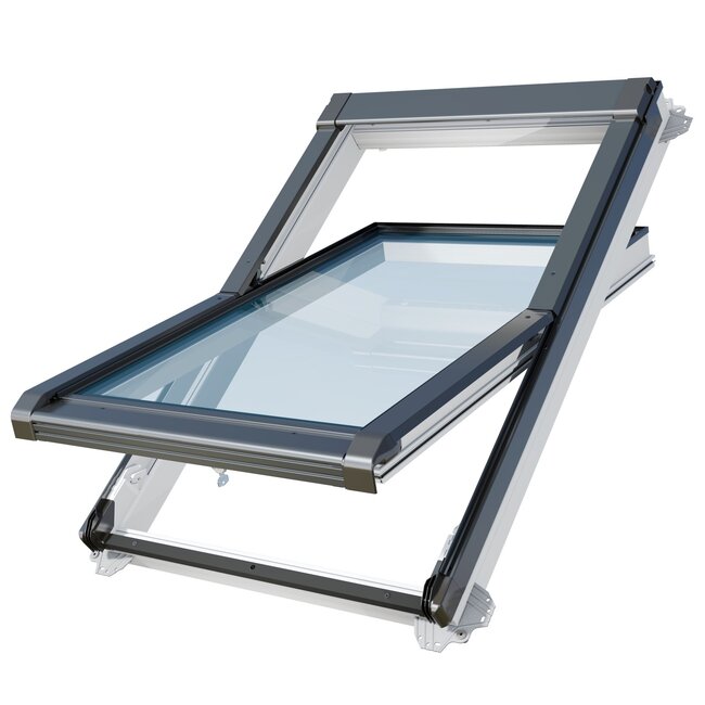 Intura Kunststof dakraam VGOV E2 78x160 onderhoudsarm met HR++ glas
