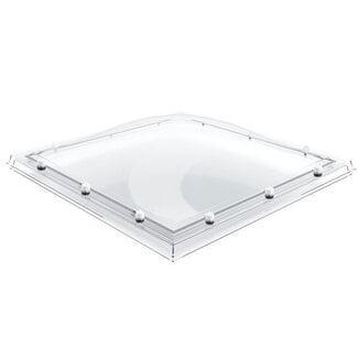 Domelite Lichtkoepel Domelite dubbelwandig glashelder