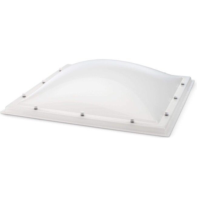 Domelite Lichtkoepel Domelite OPAAL enkelwandig acrylaat met PVC opstand SUPERDEAL