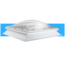 Domelite Lichtkoepel glashelder dubbelwandig acrylaat 100x100 met PVC opstand