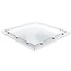 Domelite Lichtkoepel glashelder dubbelwandig acrylaat 100x100 met PVC opstand