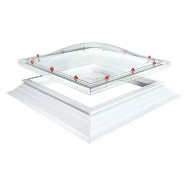 Skylux Skylux lichtkoepel polycarbonaat met opstand vaste uitvoering