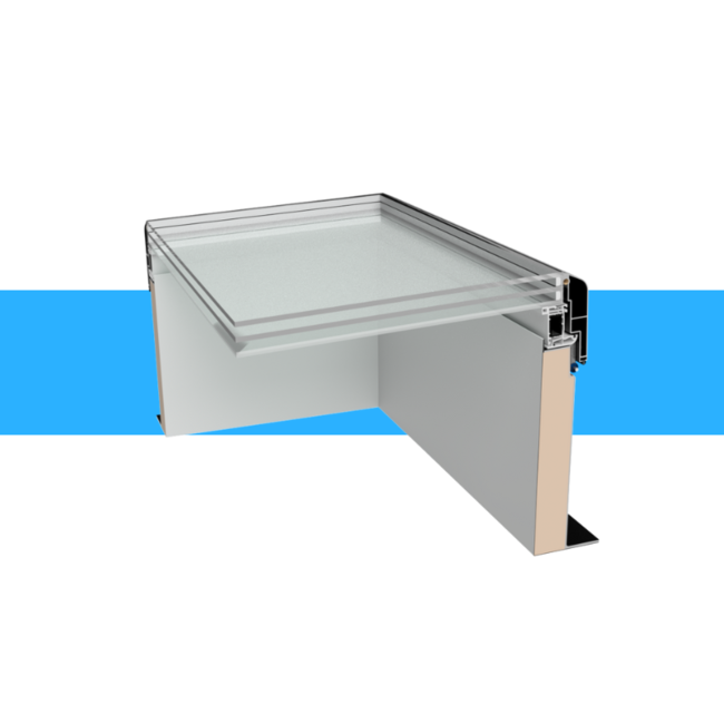 Intura FLX B9 Premium platdakraam 100x300 - triple glas zonwerend