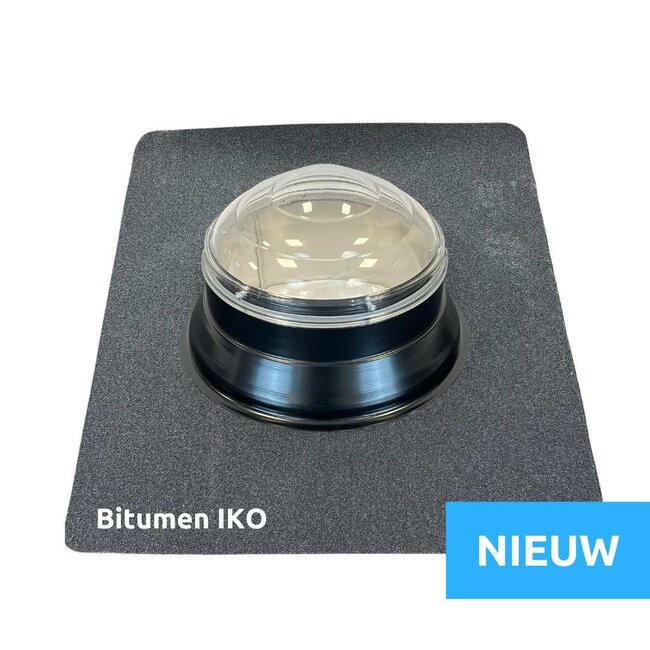 Intura SunTube25 - de lichttunnel voor het platte dak met een diameter van 25cm en kristalglas koepel