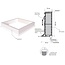 LumiDome Rechte PVC-opstand 20/00 EP voor lichtkoepels