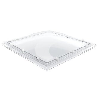 LumiDome Lichtkoepel bolvormig acrylaat enkelwandig - glashelder