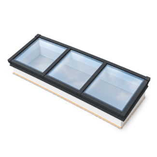 Intura Lichtstraat Lessenaar - 100x300 - 3 glasvelden