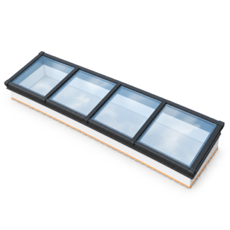 Intura Lichtstraat Lessenaar - 100x400 - 4 glasvelden