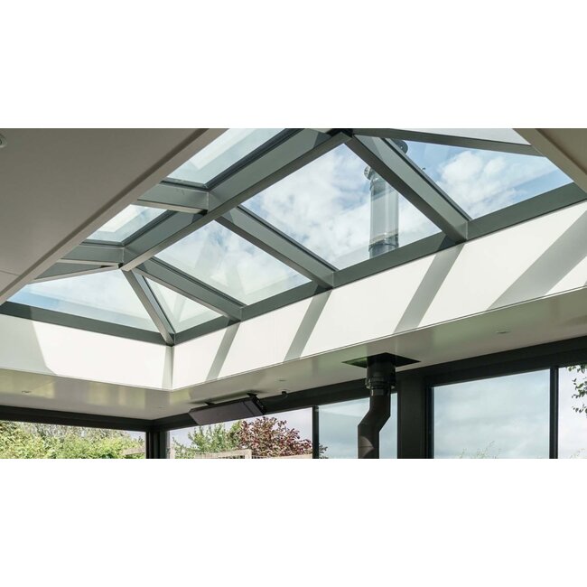 Intura Lichtstraat Schilddak - 150x300 - 10  glasvlakken dubbel glas zonwerend