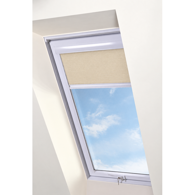 Intura Multistop rolgordijn voor Intura Vista met wit alumnium frame