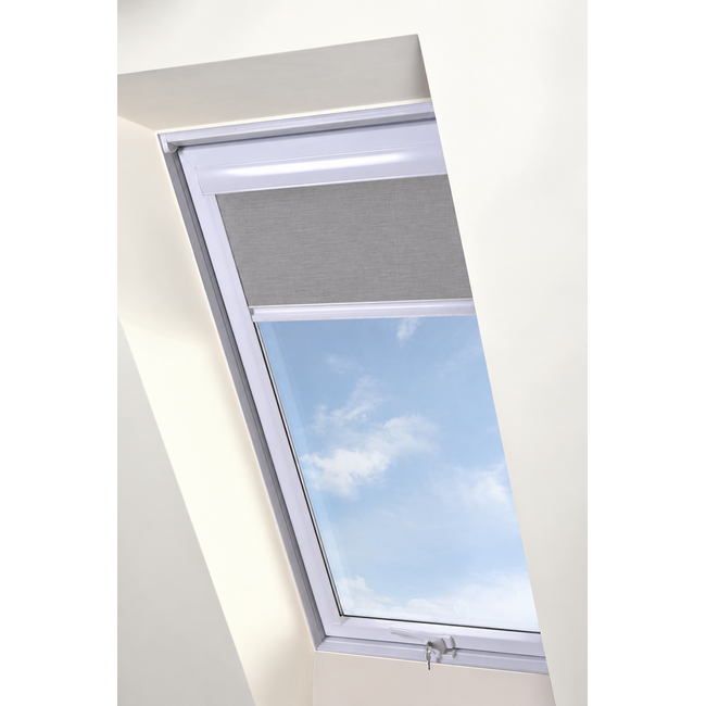 Intura Multistop rolgordijn voor Intura Vista met wit alumnium frame