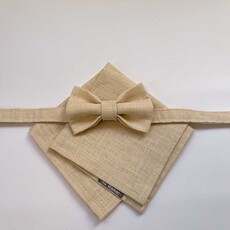 Nœud papillon | Soft Oat | Mélange de lin rami et coton