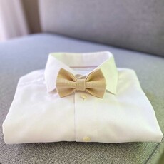Bow Tie | Soft Oat | Rami Linen Cotton Blend