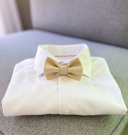 Bow Tie | Soft Oat | Rami Linen Cotton Blend