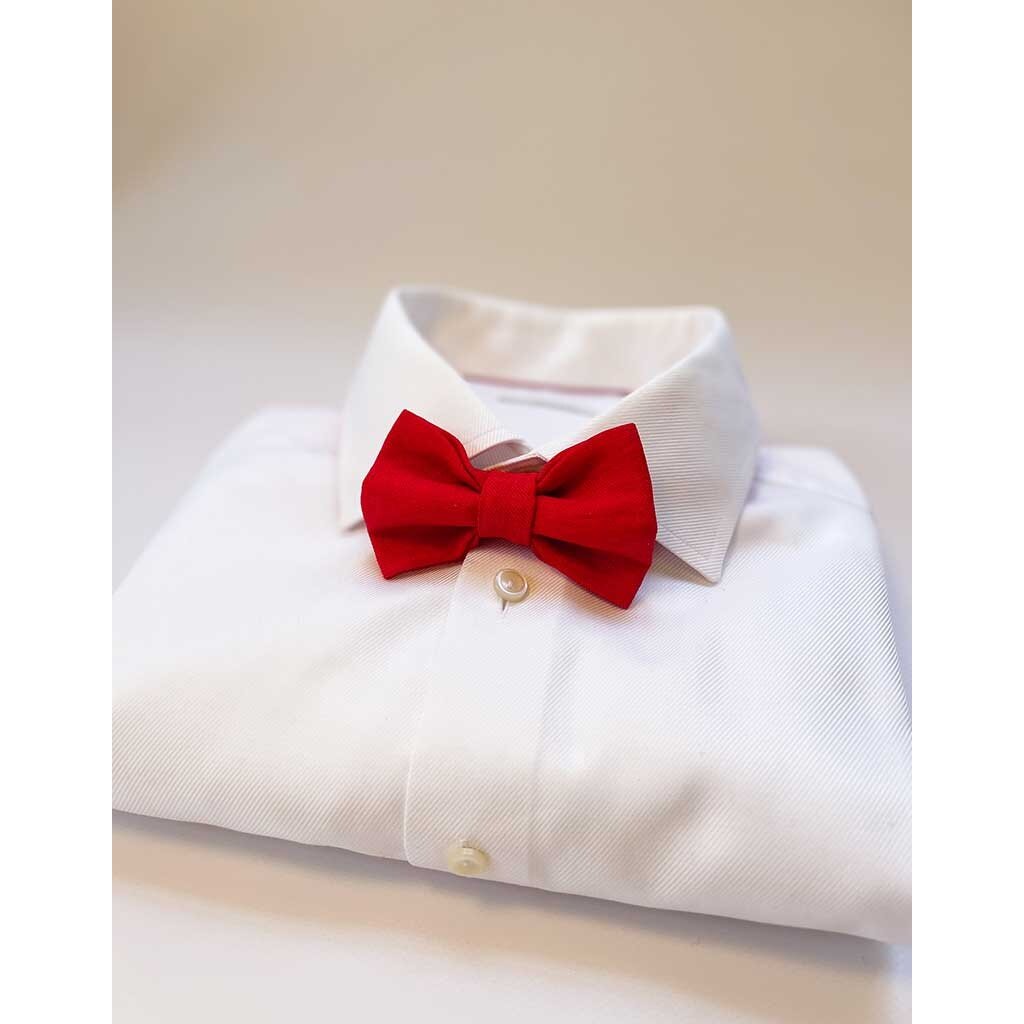 Nœud papillon | Blazing Poppy | Polyester tissé souple