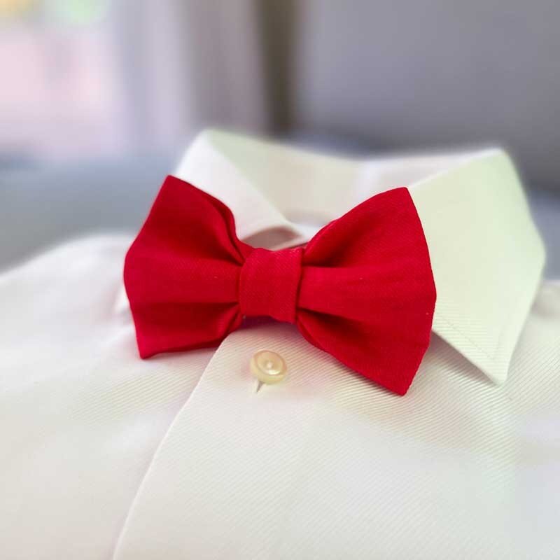 Fliege | Blazing Poppy | Weich gewebter Polyester