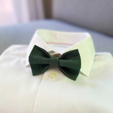 Bow Tie | Evergreen Forest | Linen & Cotton Blend