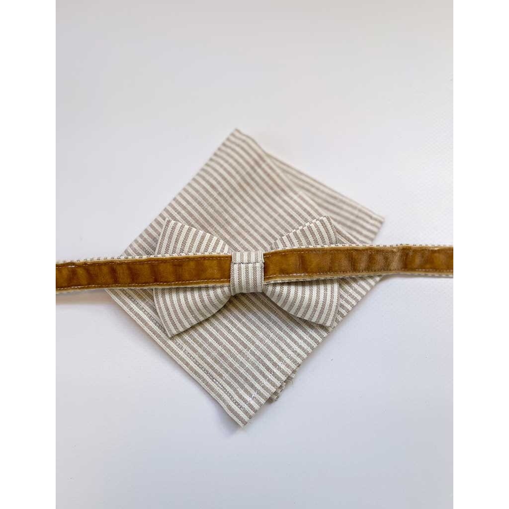 Papillon | Sand Stripe | Misto lino e cotone