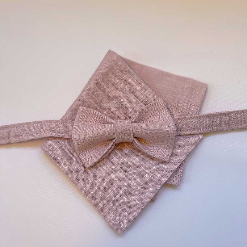 Bow Tie | Rosewood Dust | Linen