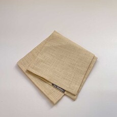 Pocket Square | Soft Oat | Rami Linen Cotton Blend