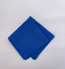 Pocket Square | Sapphire Bold | Linen & Cotton Blend