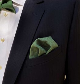 Pocket Square | Evergreen Forest | Linen & Cotton Blend