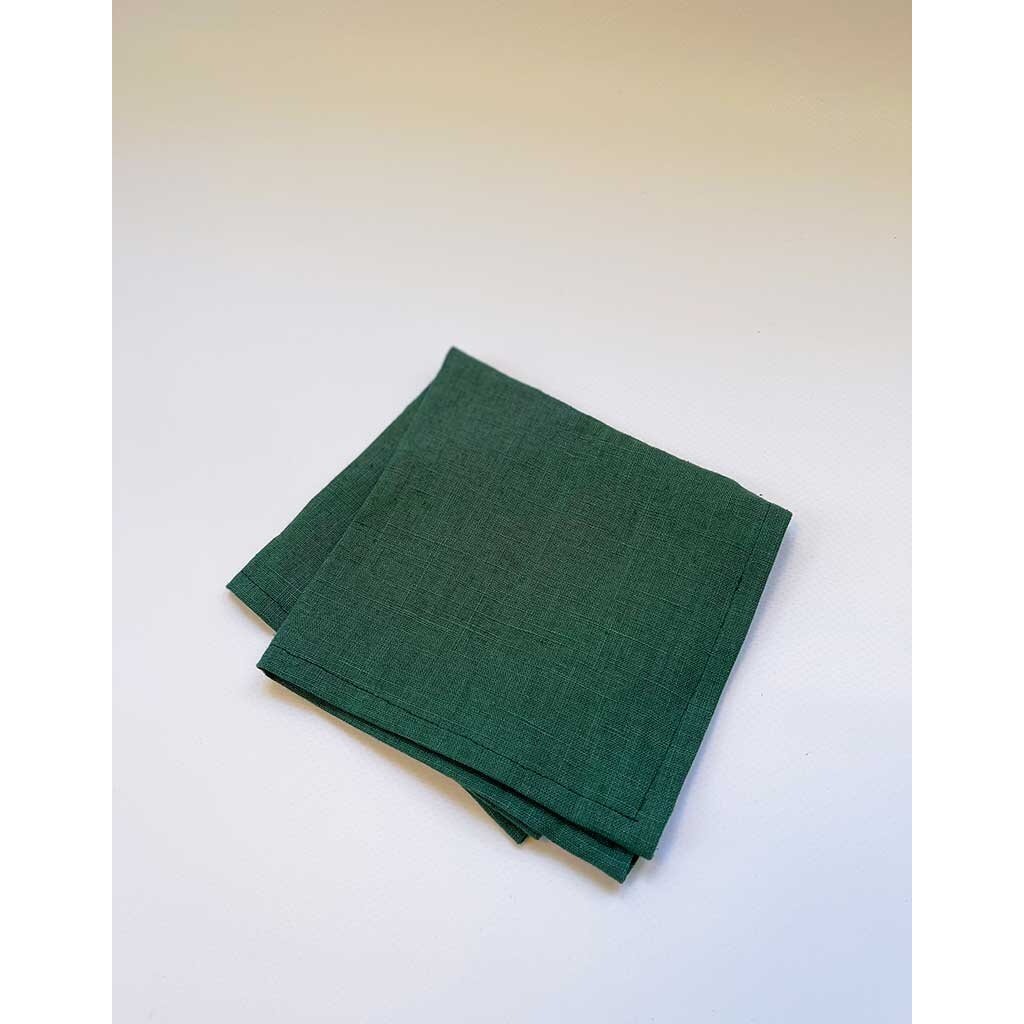 Pocket Square | Evergreen Forest | Linen & Cotton Blend