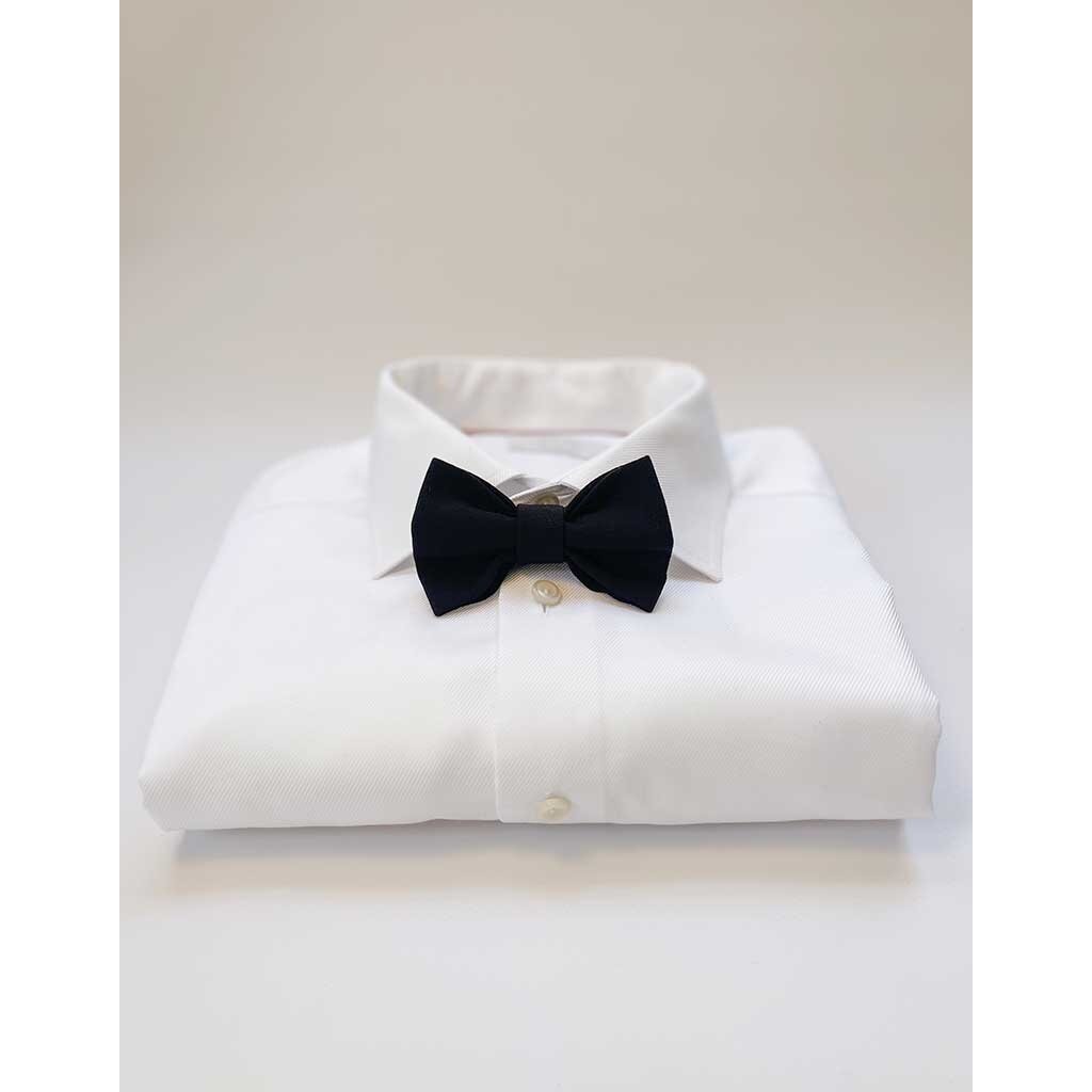 Nœud papillon | Noir Éclipse | Tissu crêpe