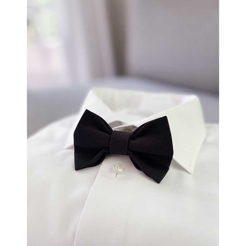 Bow Tie | Noir Éclipse | Crêpe Fabric