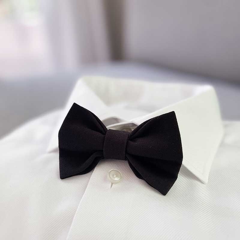 Bow Tie | Noir Éclipse | Crêpe Fabric