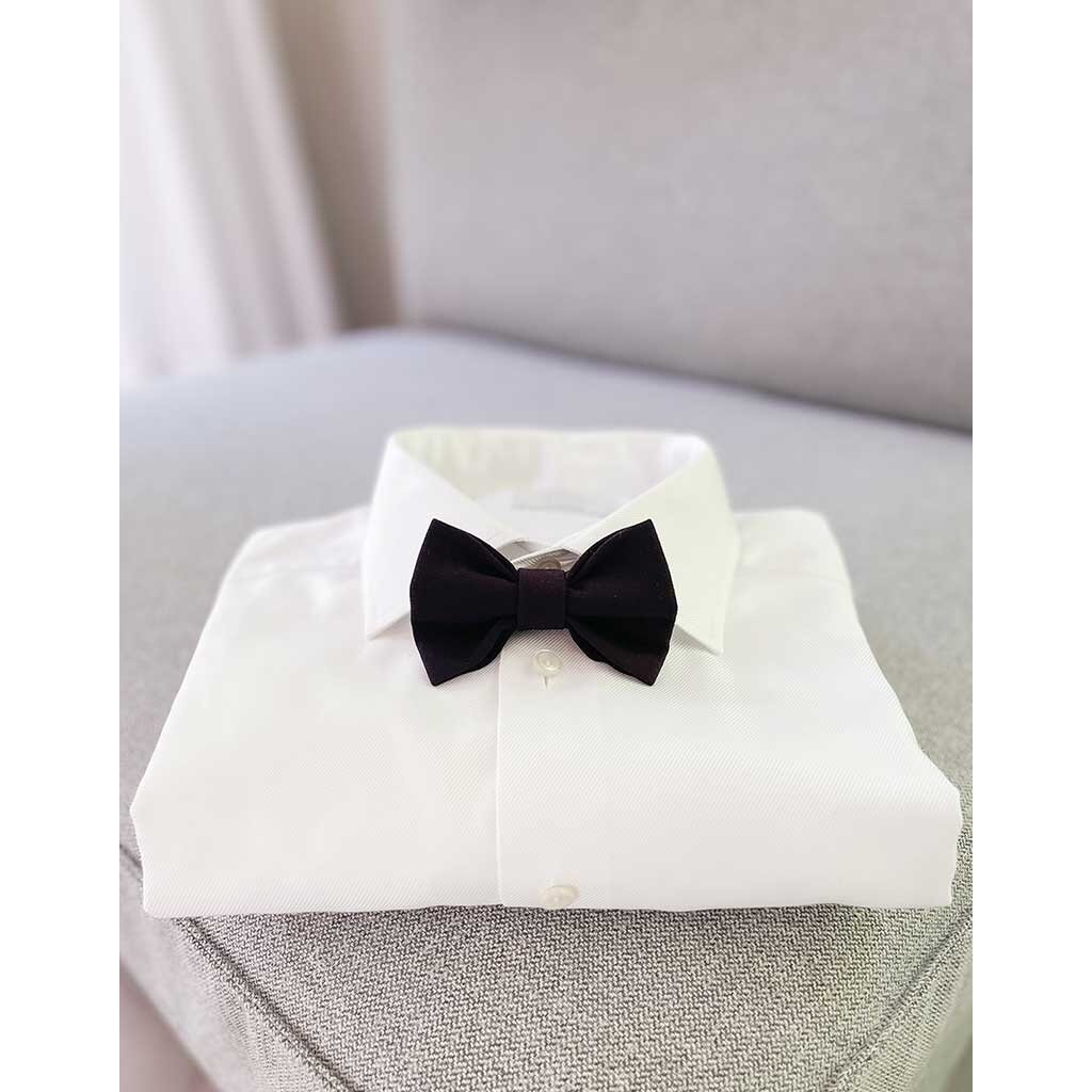 Bow Tie | Noir Éclipse | Crêpe Fabric