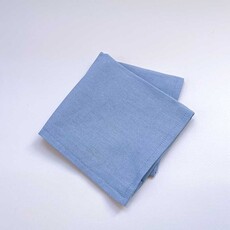 Pochette da taschino | Azure Breeze | Misto viscosa e lino