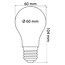 Ampoules bleues 2 et 5 watts à grande coque Ø60 mm