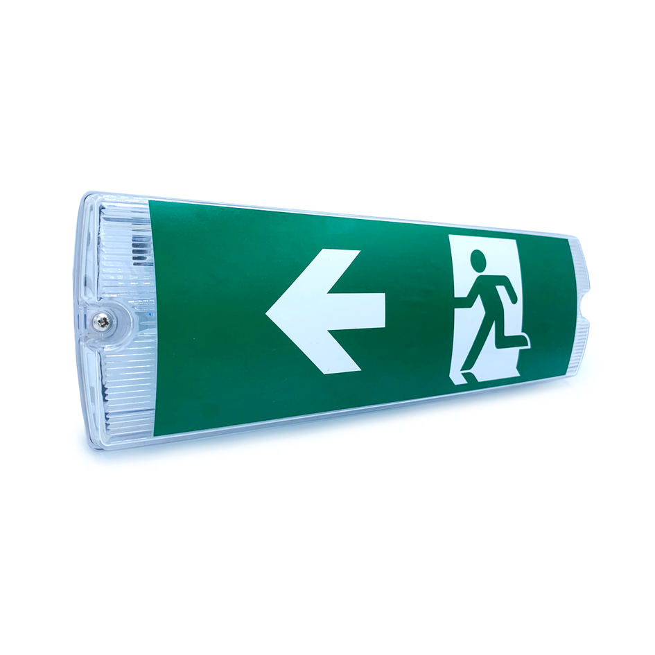 Luminaire de secours 3 watts avec abat-jour transparent, série OTG-KL