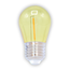 Ampoule LED guinguette, jaune,  à filament, 1 watt