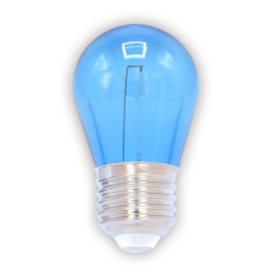 1 watt, filament, blauw