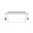 Plafonniers intensifs LED carrés - 12 watt - 165 x 165mm