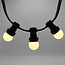 Lampes blanc chaud avec abat-jour blanc laiteux, dimmable, Ø45 - 2 watts (2650K)