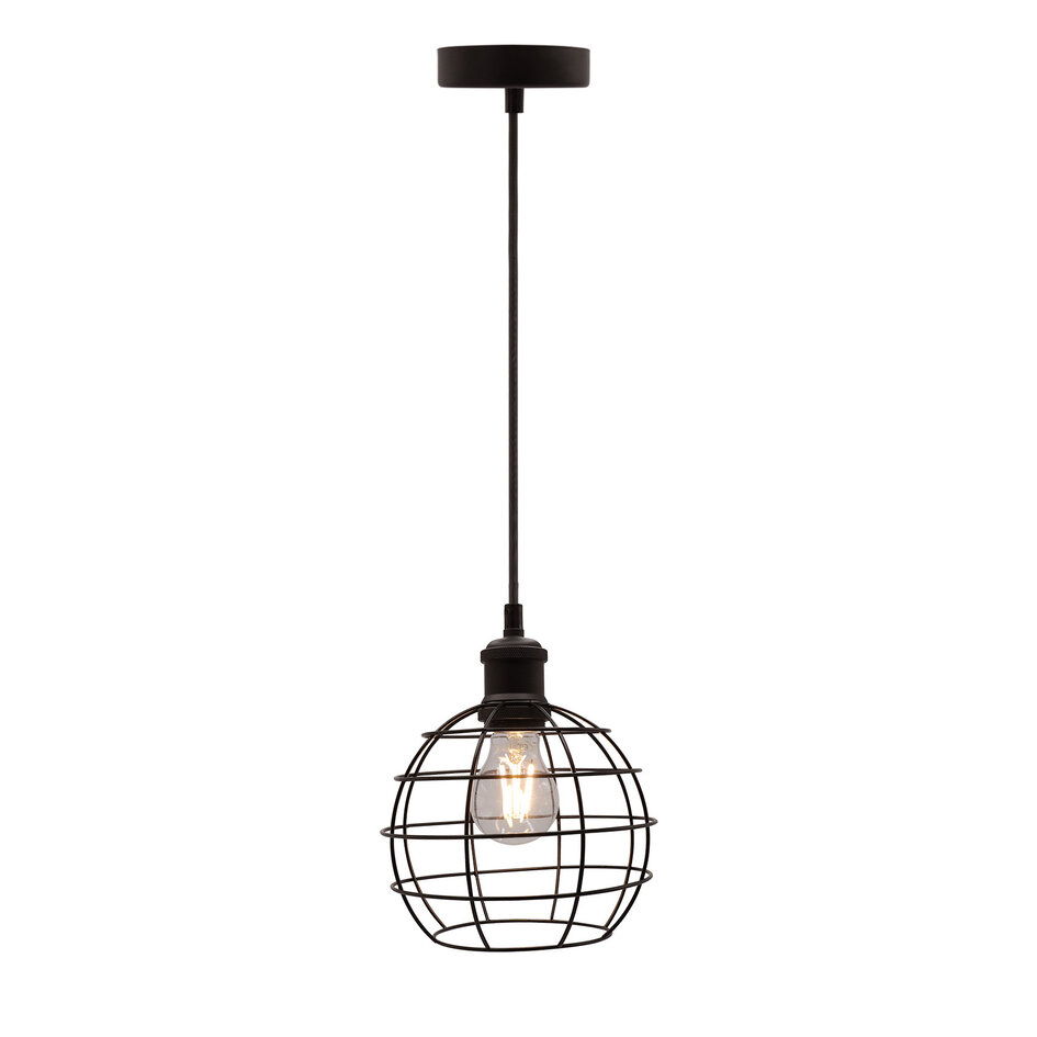 Lampe suspendue Hugo incl. lampe 4.5W à 12W, verre clair, 2700K, Ø60 et Ø70