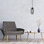 Suspension Maya incl. ampoule spirale 5W, verre ambré, 1800K, Ø60