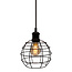 Hanglamp Hugo incl. 5W spiraal lamp, amber glas, 1800K, Ø60