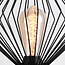 Lampe de table industrielle Spider en métal noir